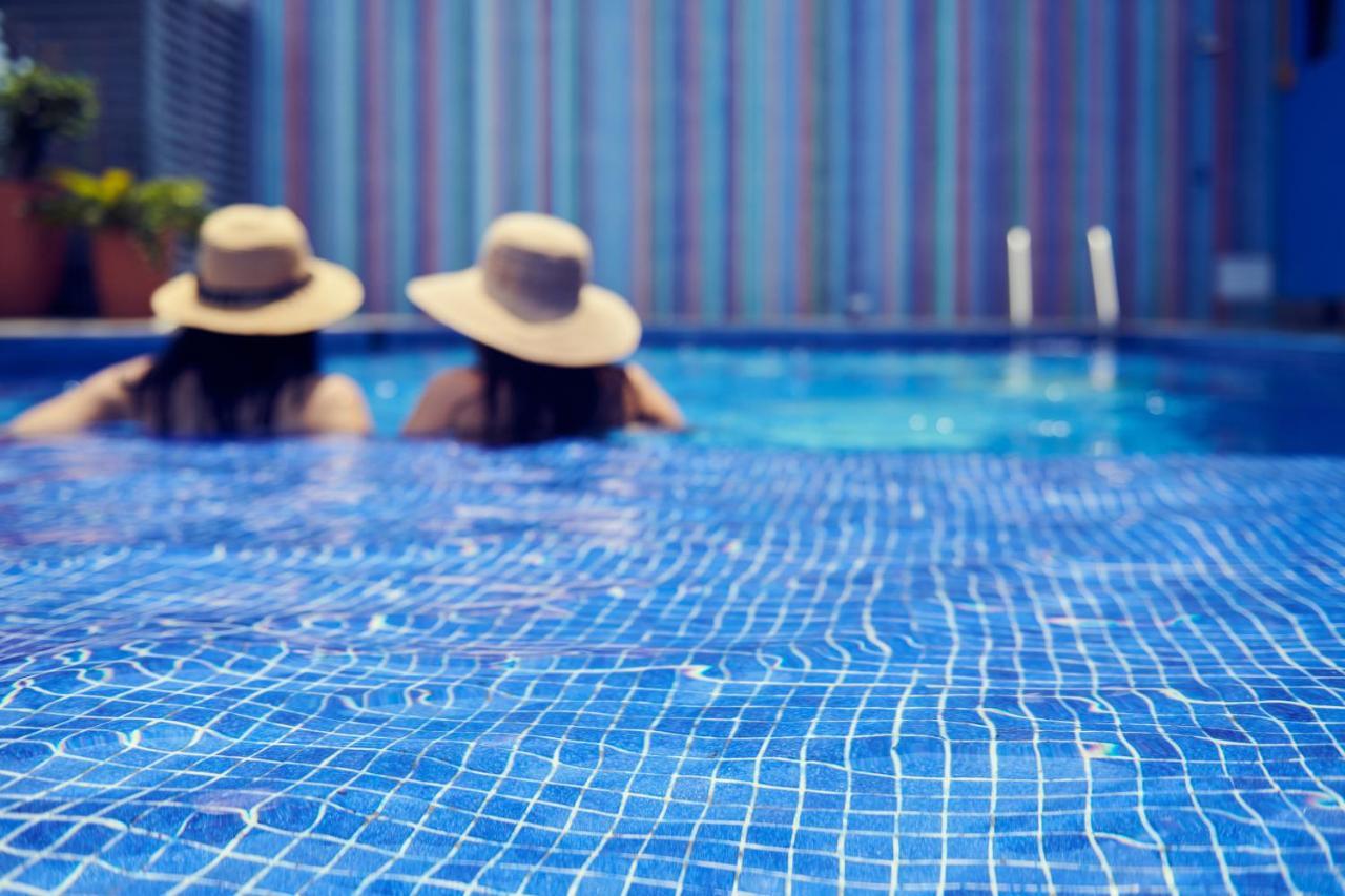 Hotel Luxury Patio Azul (Adults Only) ปูแอร์โตบาญาร์ตา ภายนอก รูปภาพ Swimming pool